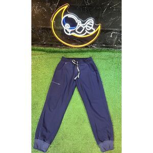 Figs Technical Collection‎ Zamora Nursing Scrubs Pants Blue Womens size SM